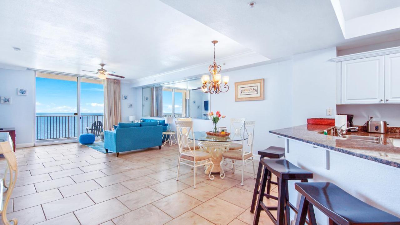 Beachfront Spacious Renovated Condo - Pools, Hot Hub, Spa - Walk To Pier Park In Pcb 파나마 시티 외부 사진